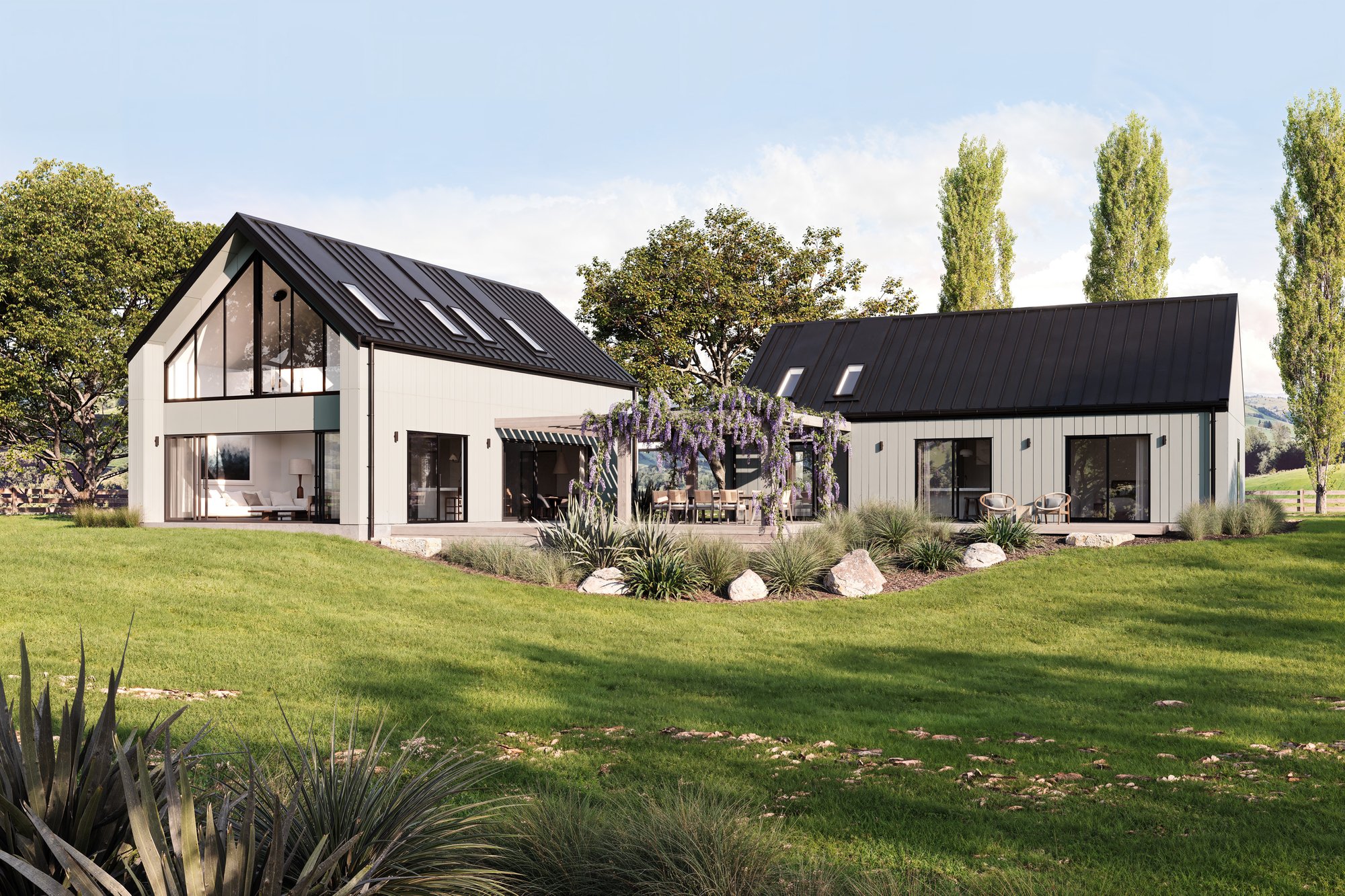 Farmhouse Modern_House_Rear